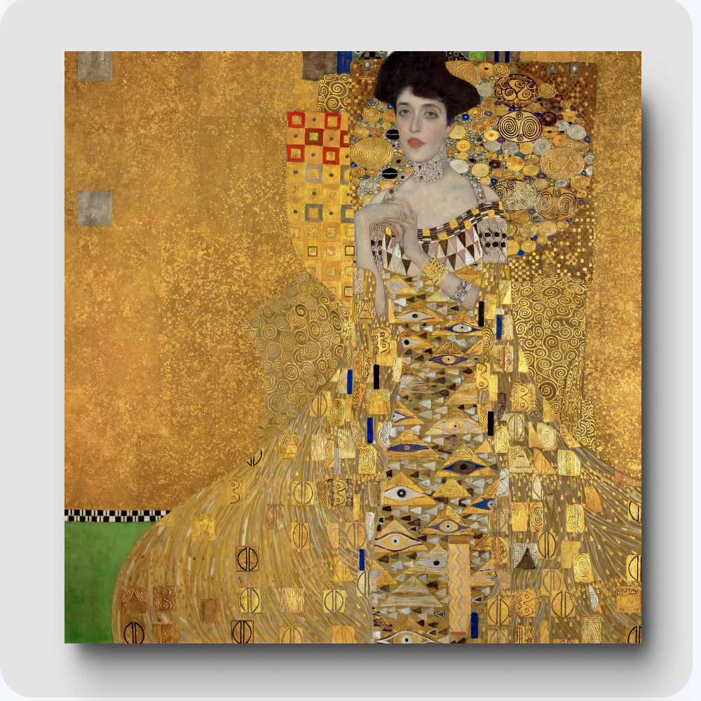 Gustav Klimt_Portrait of Adele Bloch-Bauer I (1907)